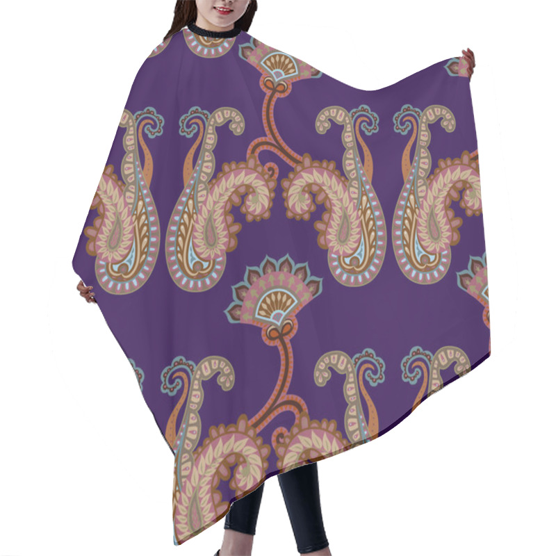 Personality  Paisley Seamless Pattern Hair Cutting Cape