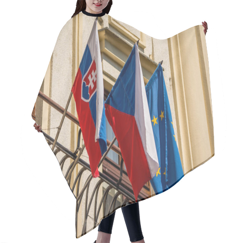 Personality  National Flags In Wing Hair Cutting Cape