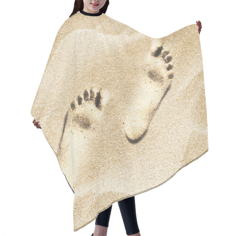 Personality  Footprints Hair Cutting Cape