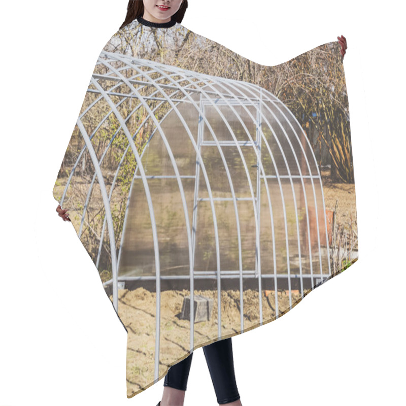 Personality  Installation Of Polycarbonate Greenhouses Hair Cutting Cape