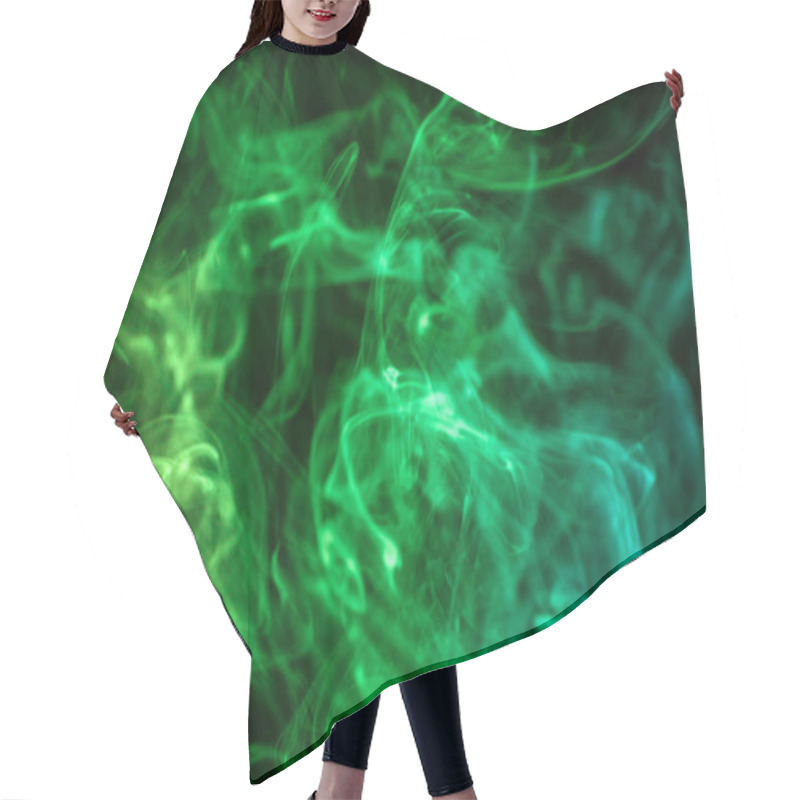 Personality  Background From The Smoke Of Vape Hair Cutting Cape