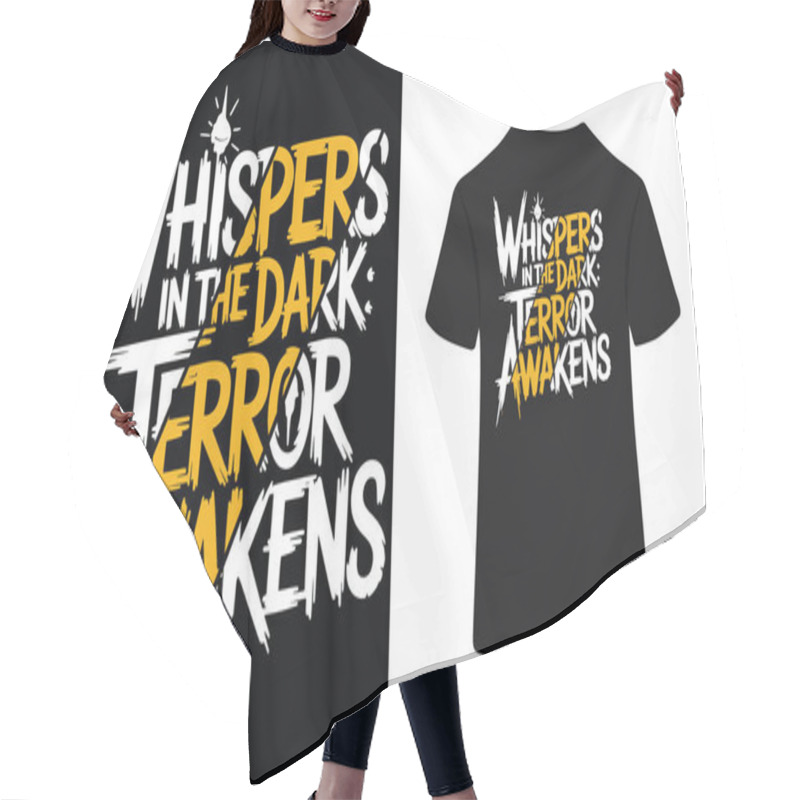 Personality  WHISPERS IN THE DARK TERROR AWAKENS Hair Cutting Cape