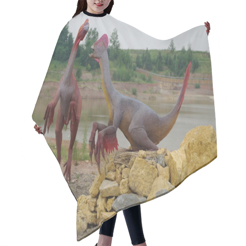 Personality  Models Of Dinosaurs Hair Cutting Cape