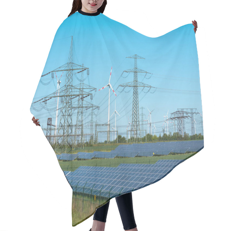 Personality  Renewable Energy And Relay Station Hair Cutting Cape