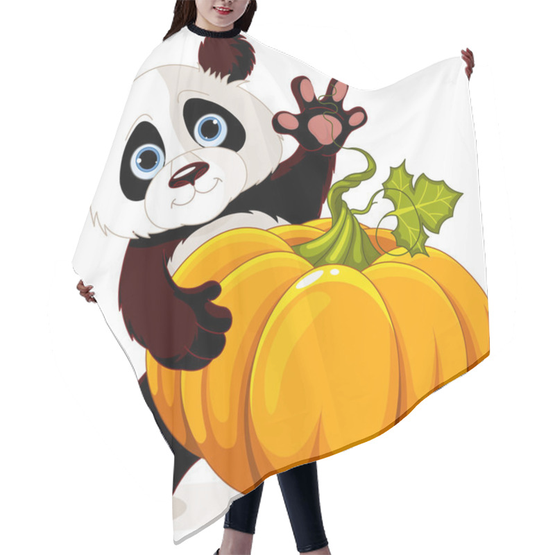 Personality  Harvest Panda Hair Cutting Cape