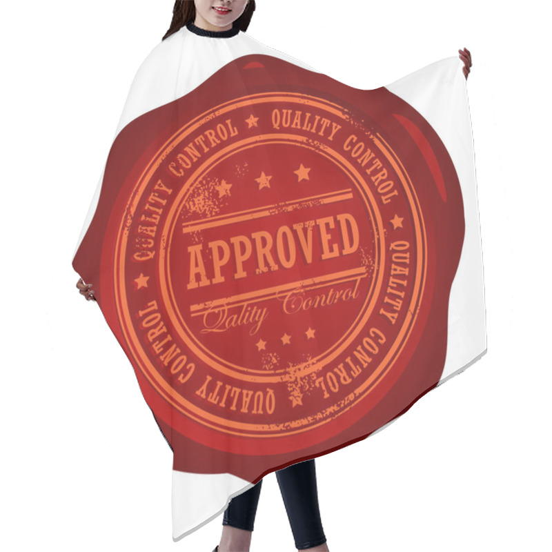 Personality  Approved Stamp Hair Cutting Cape