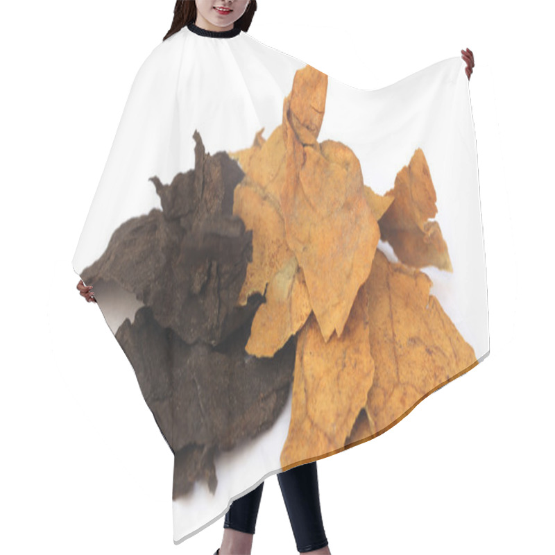 Personality  Dried Tobacco Leaves Hair Cutting Cape