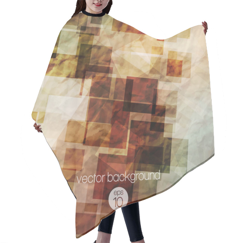 Personality  Abstract Grunge Background Hair Cutting Cape