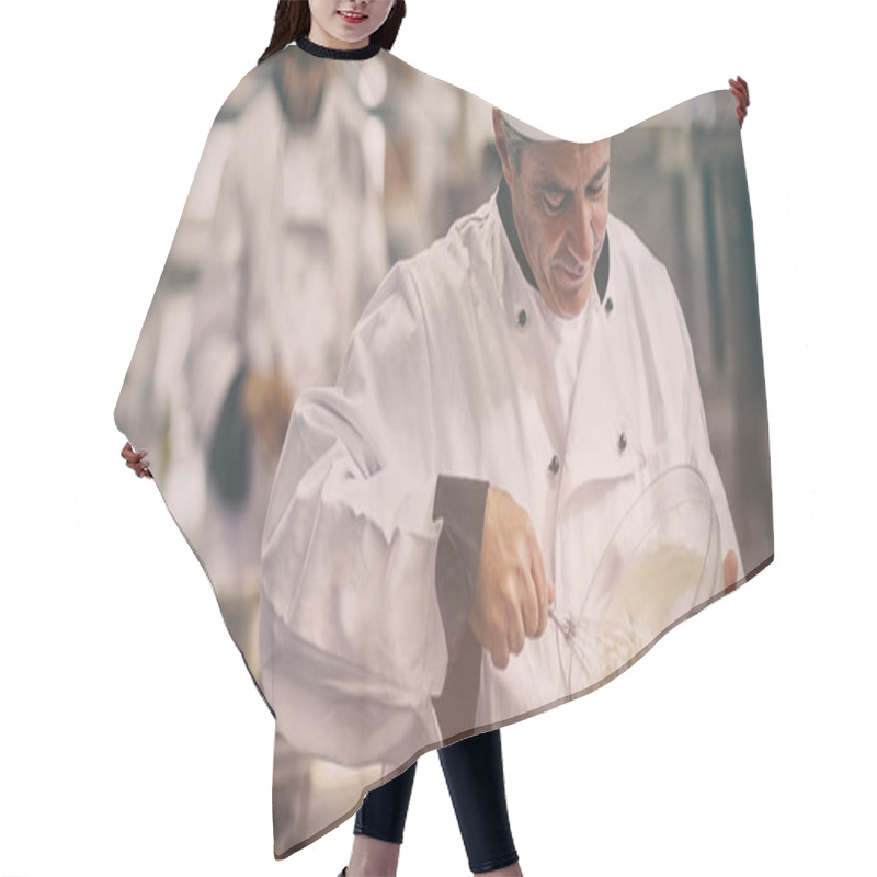 Personality  Happy Chef Whisking Cream Hair Cutting Cape