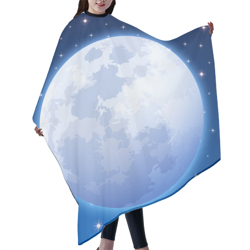 Personality  Full Moon Hair Cutting Cape