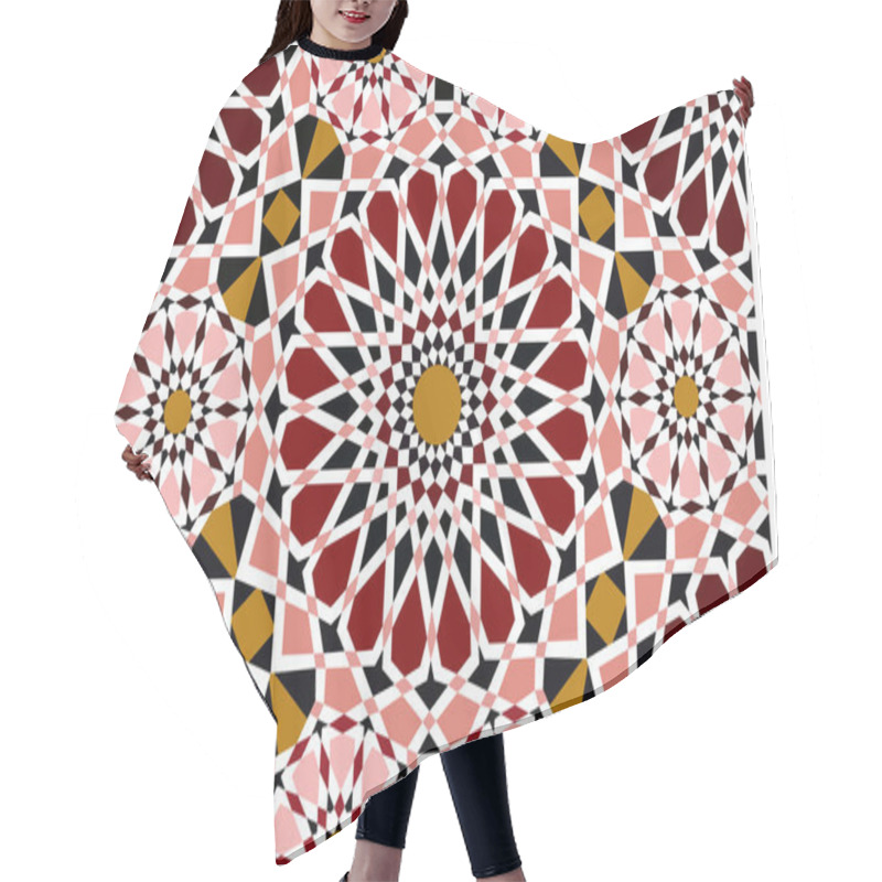 Personality  Morocco Seamless Pattern. Traditional Arabic Islamic Background. Mosque Decoration Element. Hair Cutting Cape