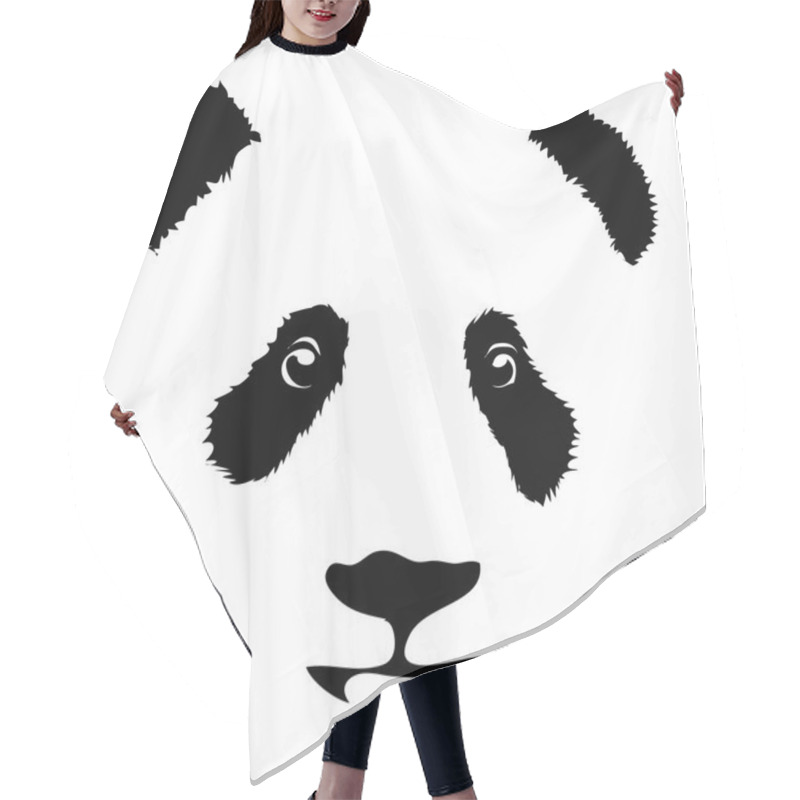 Personality  Panda Hair Cutting Cape