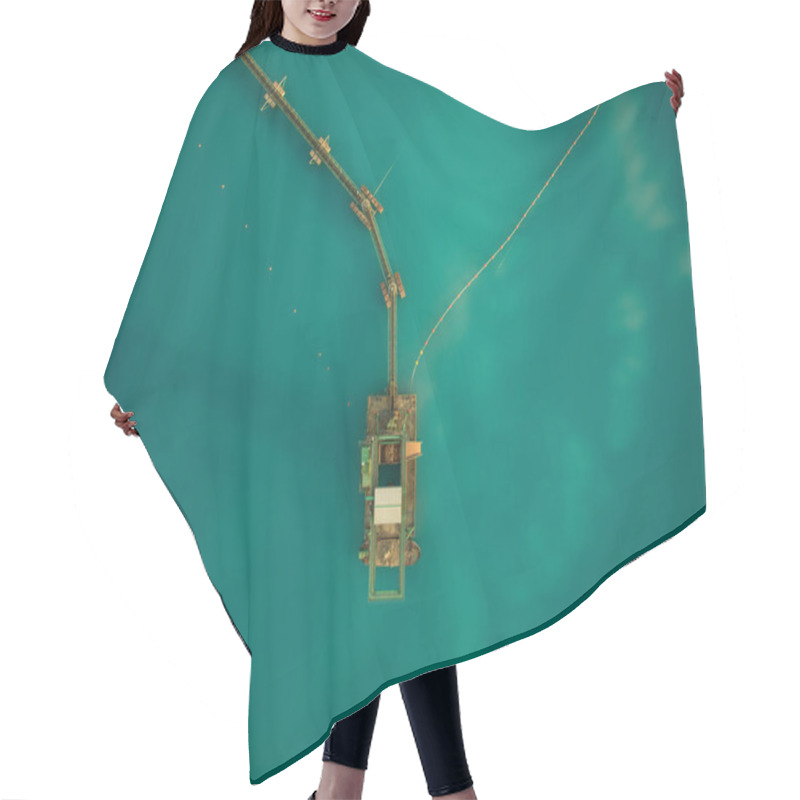 Personality  Sand Dredge Hair Cutting Cape