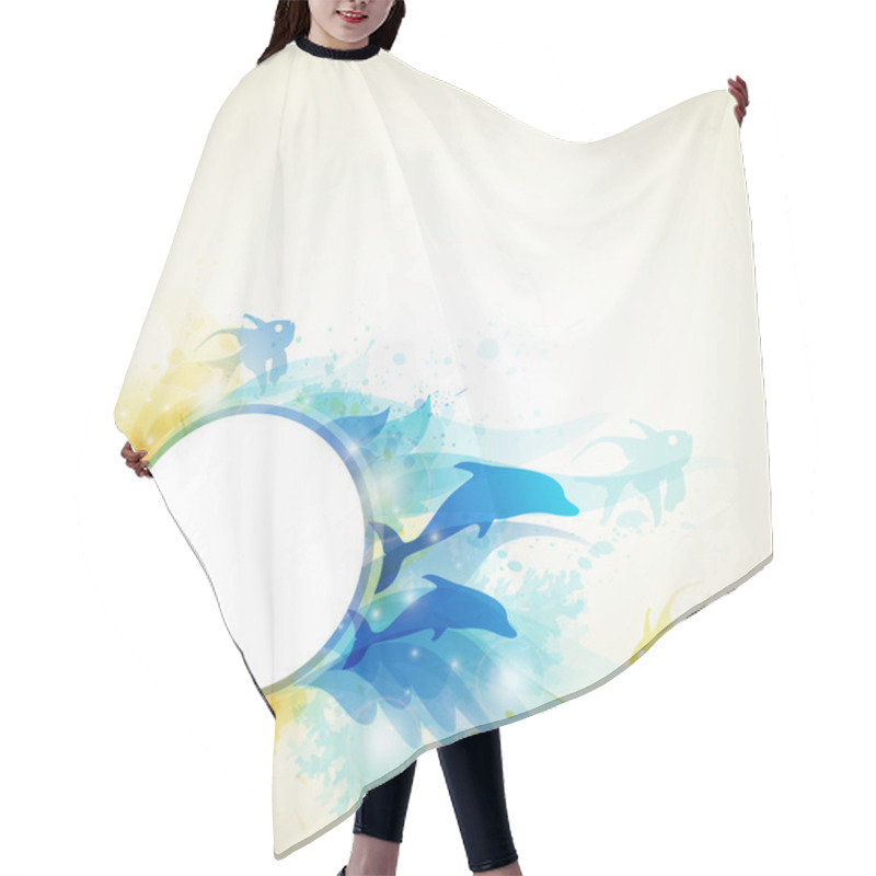 Personality  Abstract Summer Background Hair Cutting Cape