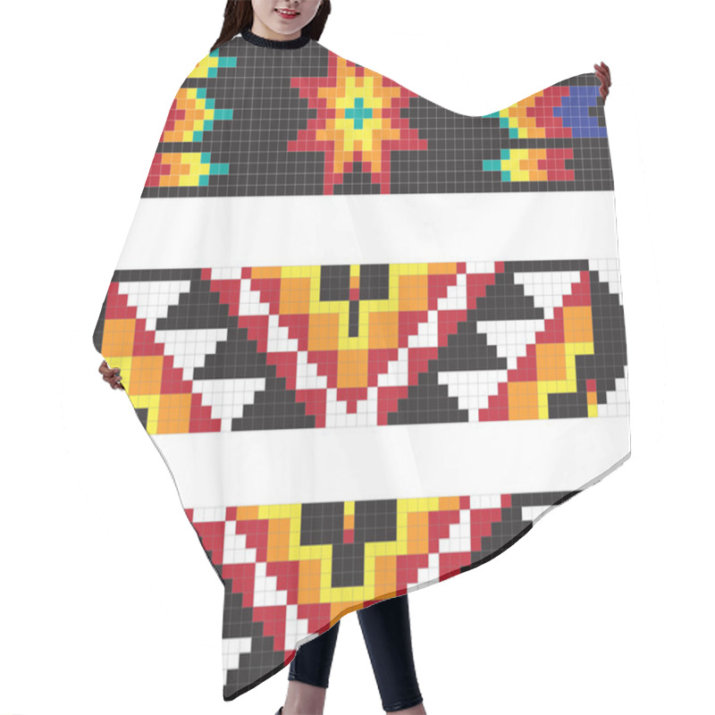 Personality  Traditional American Indian Pattern Illustrations Hair Cutting Cape