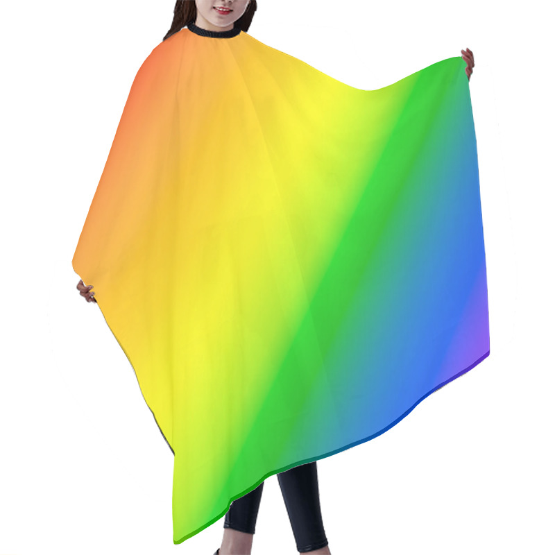 Personality  Rainbow Perspective Background. This Is A Background Image Or Wallpaper. Lgbt Colors. Hair Cutting Cape