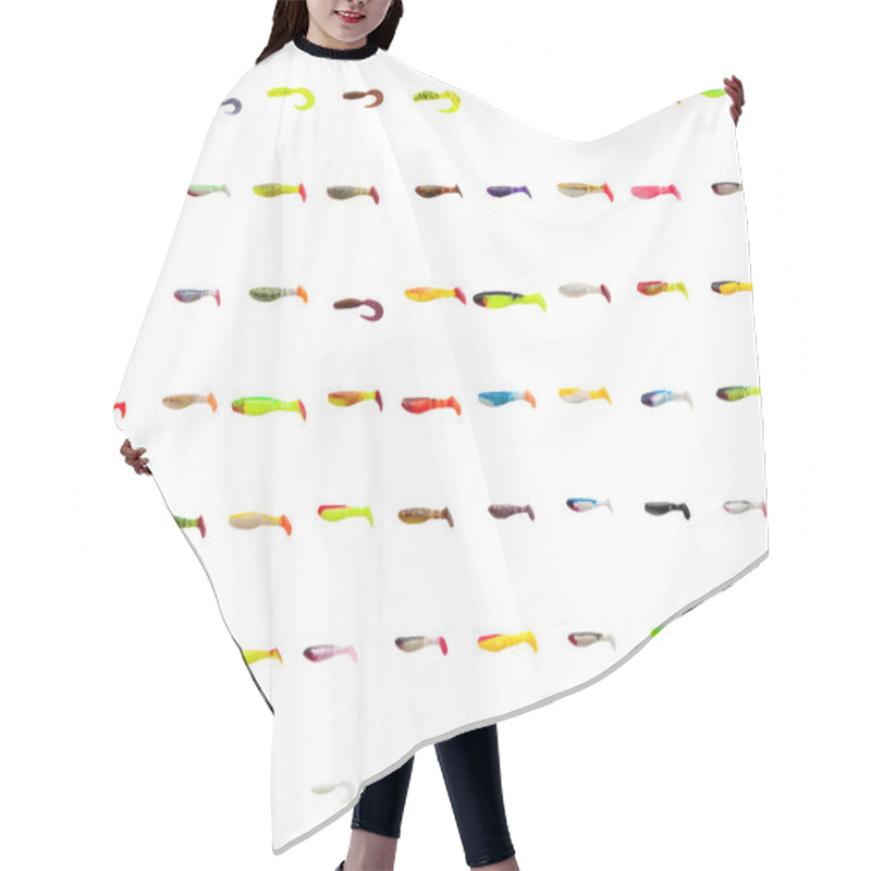 Personality  Fishing Lures Collection Hair Cutting Cape