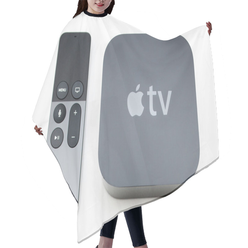 Personality  New Apple TV Media Streaming Player Microconsole Hair Cutting Cape