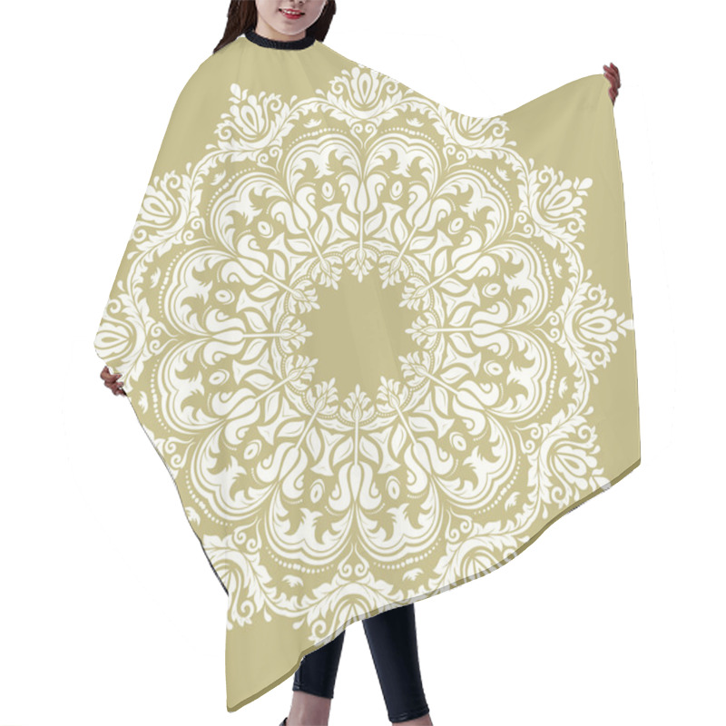 Personality  Damask Oriental Pattern Hair Cutting Cape