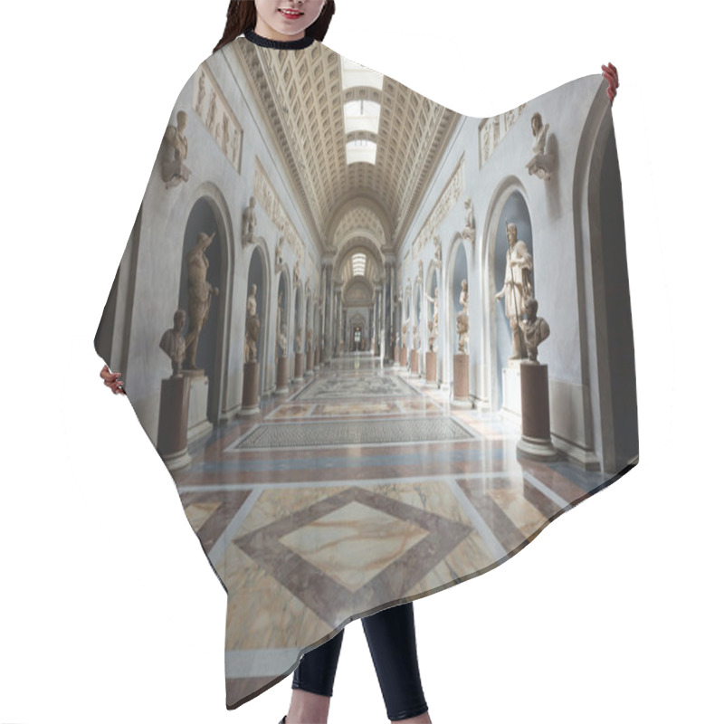 Personality  Italy Older Interior Vatican Museum In Rome Hair Cutting Cape