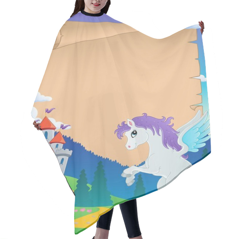 Personality  Fairy Tale Theme Parchment 5 Hair Cutting Cape