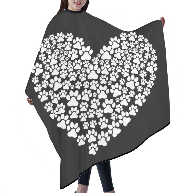 Personality  I Love My Dog Hair Cutting Cape