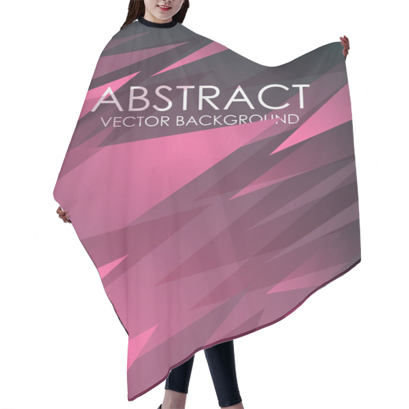 Personality  Abstract Geometric Background Hair Cutting Cape