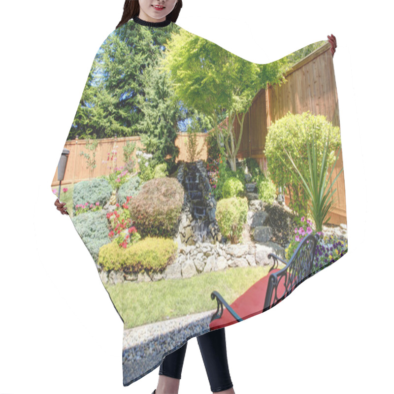 Personality  Beautiful Landscape Design For Backyard Garden Hair Cutting Cape