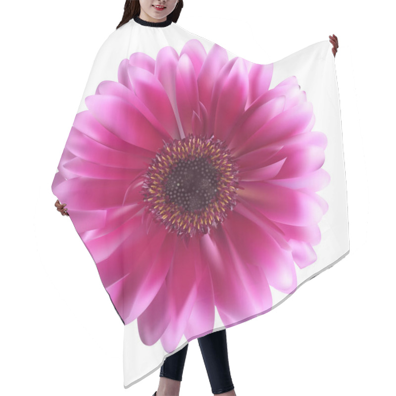 Personality  Gerbera Flower Background Vector Illustration EPS10 Hair Cutting Cape