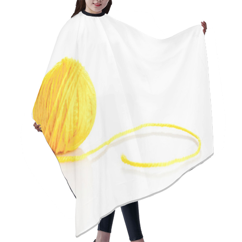 Personality  Ball Of Knitting Yarn Hair Cutting Cape