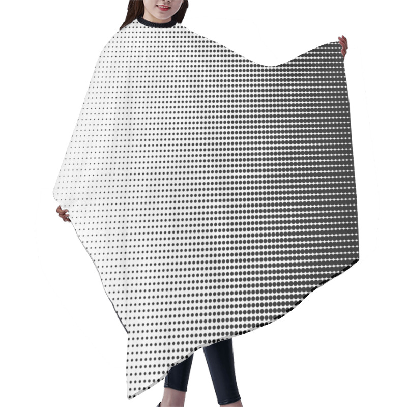 Personality  Vector Halftone Dots, Format Stylish Hair Cutting Cape