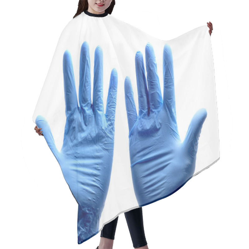 Personality  Surgical Gloves Hair Cutting Cape