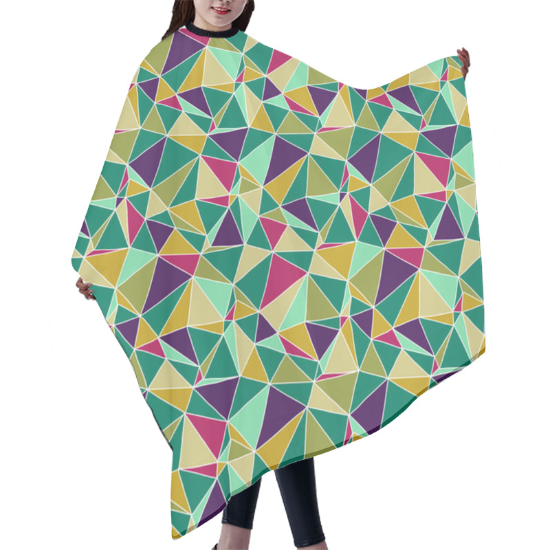 Personality  Origami Seamless Abstract Background Hair Cutting Cape