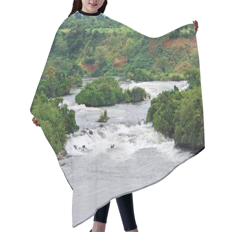 Personality  River Nile Scenery Near Jinja Hair Cutting Cape