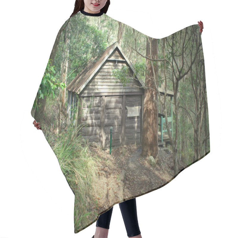 Personality  Old Log Cabin 1 Hair Cutting Cape