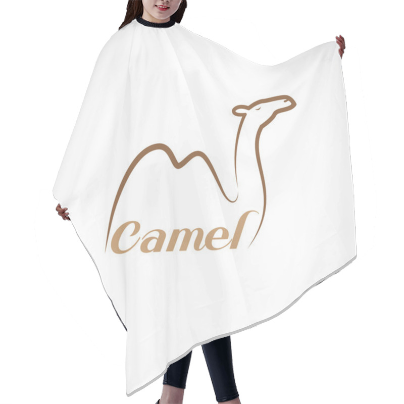 Personality  Vector Image Of An Camel Design Hair Cutting Cape