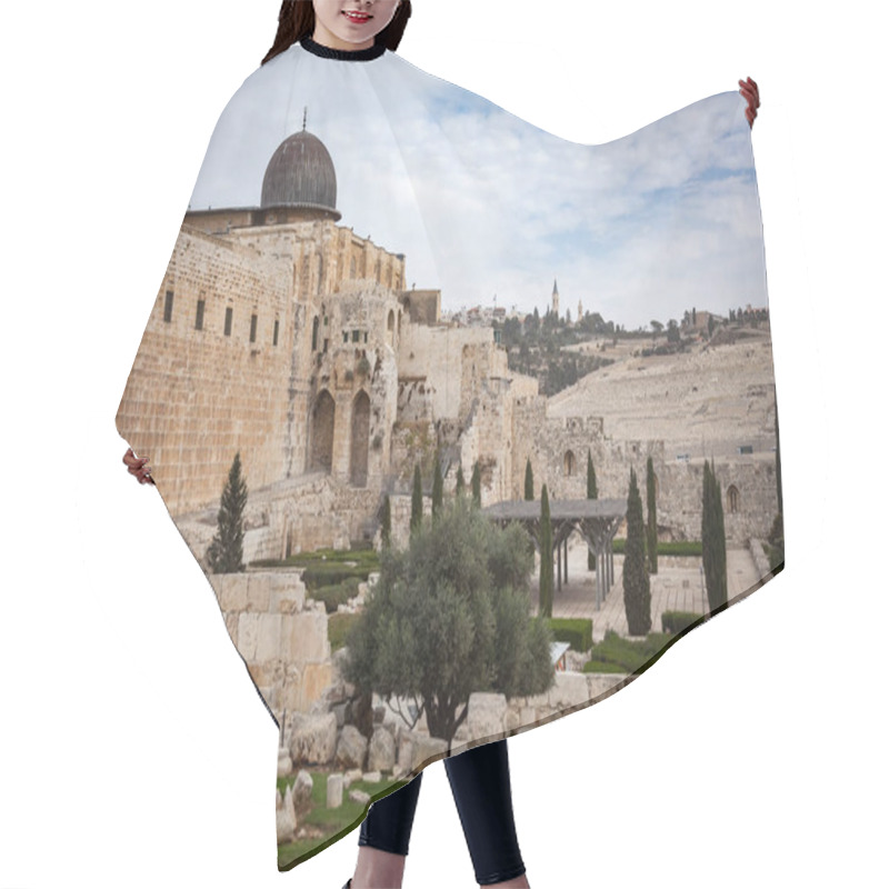 Personality  The Jerusalem Archeological Park Hair Cutting Cape