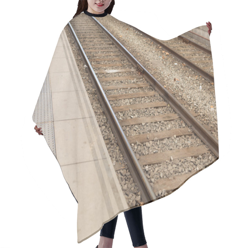 Personality  Train Rails Hair Cutting Cape