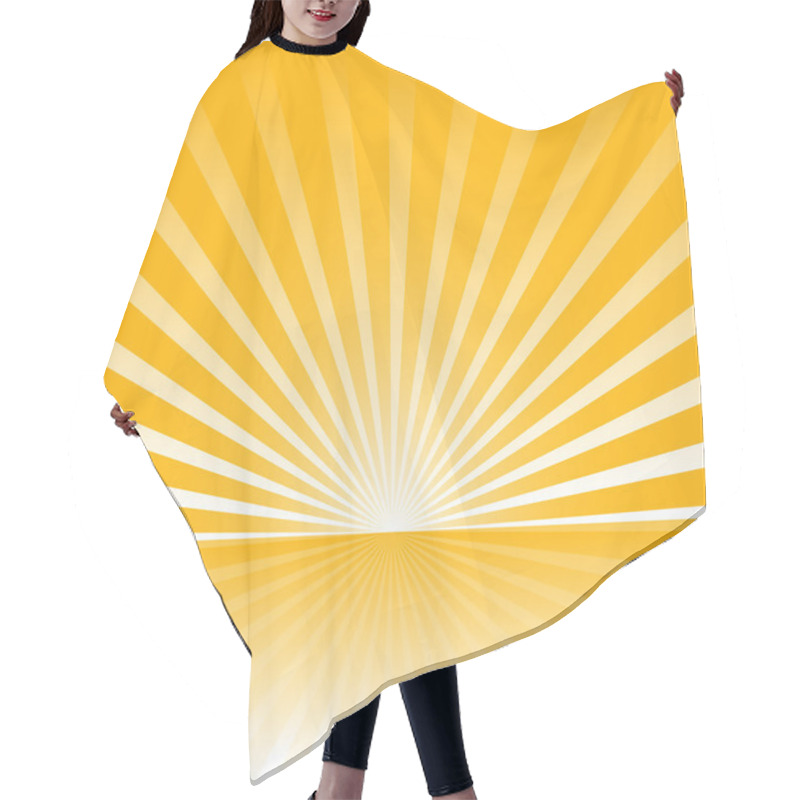 Personality  Sunburst Background Hair Cutting Cape