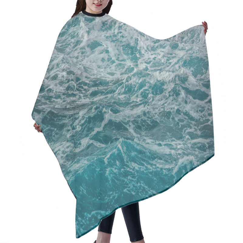 Personality  Blue Waves Of The Ocean Hair Cutting Cape