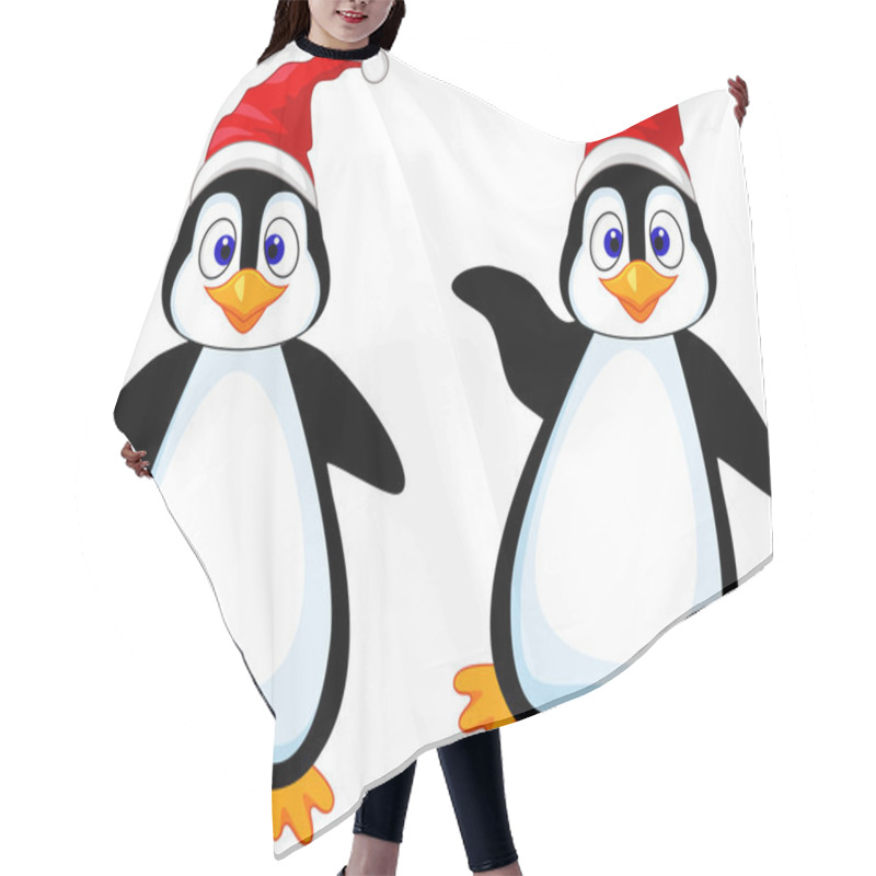 Personality  Penguin Cartoon Hair Cutting Cape