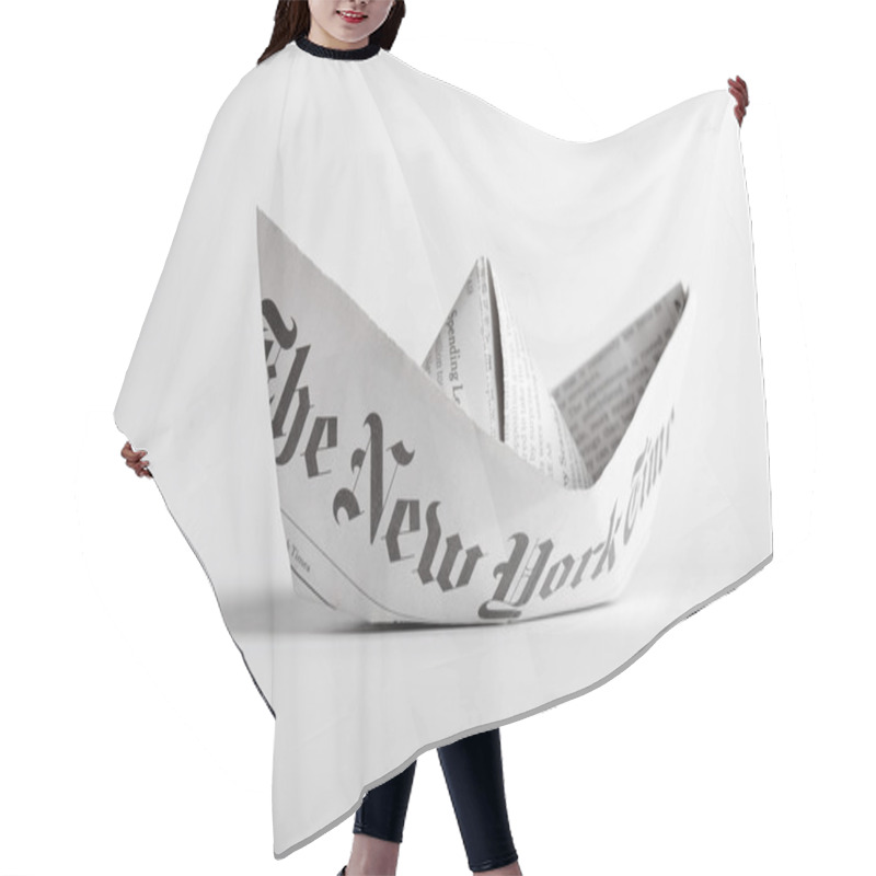 Personality  Paper Boat. Hair Cutting Cape