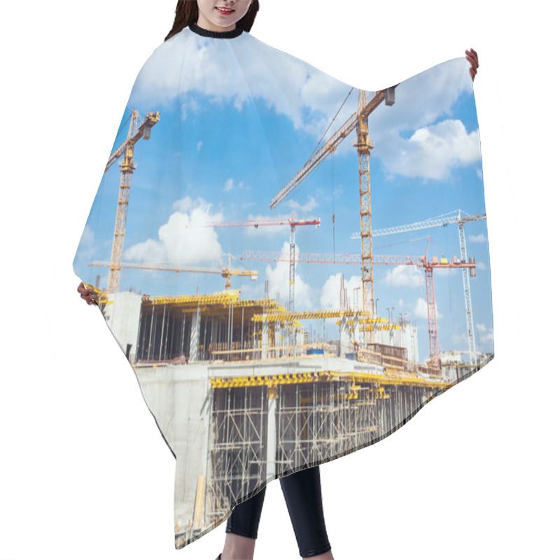 Personality  Modern Industry Building Hair Cutting Cape