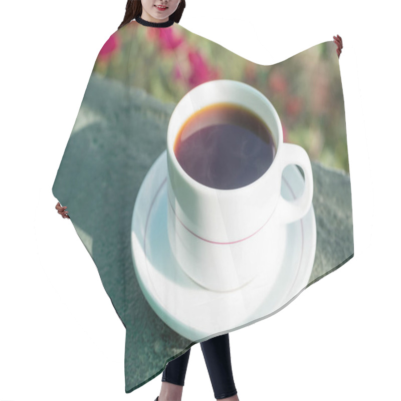 Personality  Morning Cup Of Tea Hair Cutting Cape