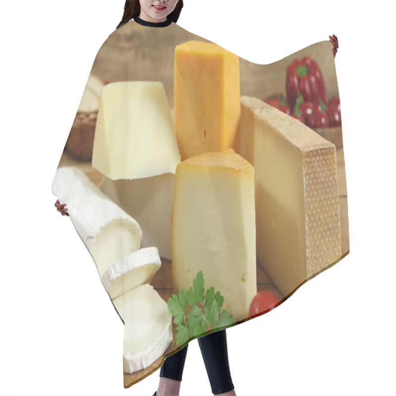 Personality  Cheese Board Hair Cutting Cape