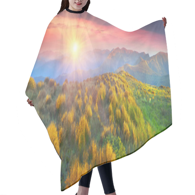 Personality  Ukrainian Carpathians Grass Hair Cutting Cape