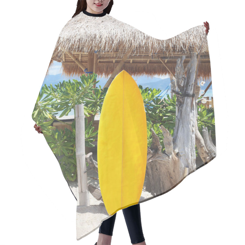 Personality  Surfboard On The Beach Hair Cutting Cape