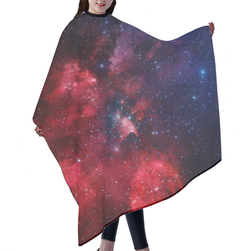 Personality  Beautiful Nebula, Stars And Galaxies. Hair Cutting Cape