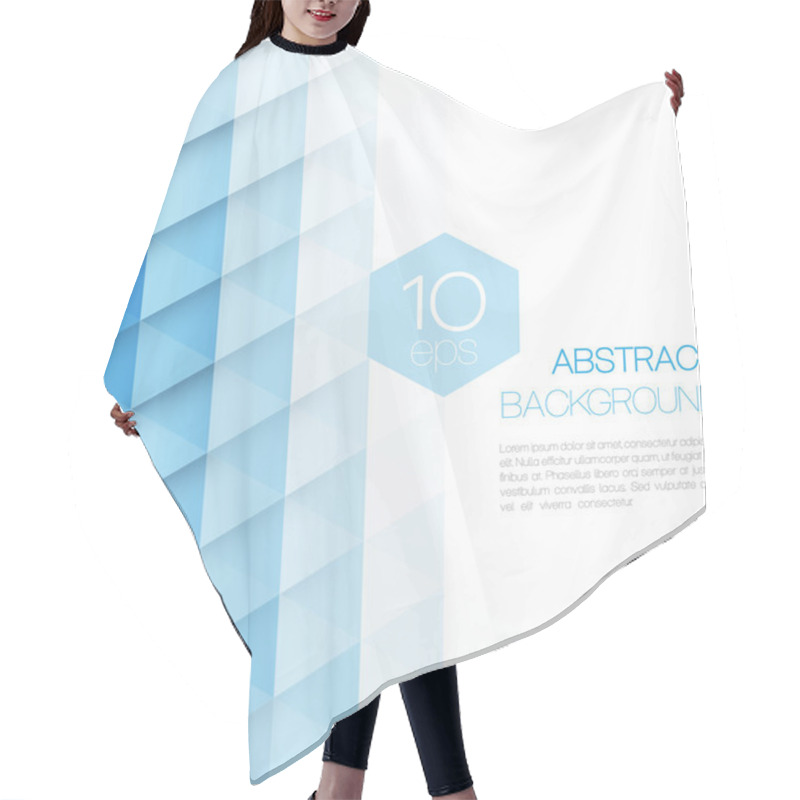 Personality  Abstract Triangular Background Hair Cutting Cape