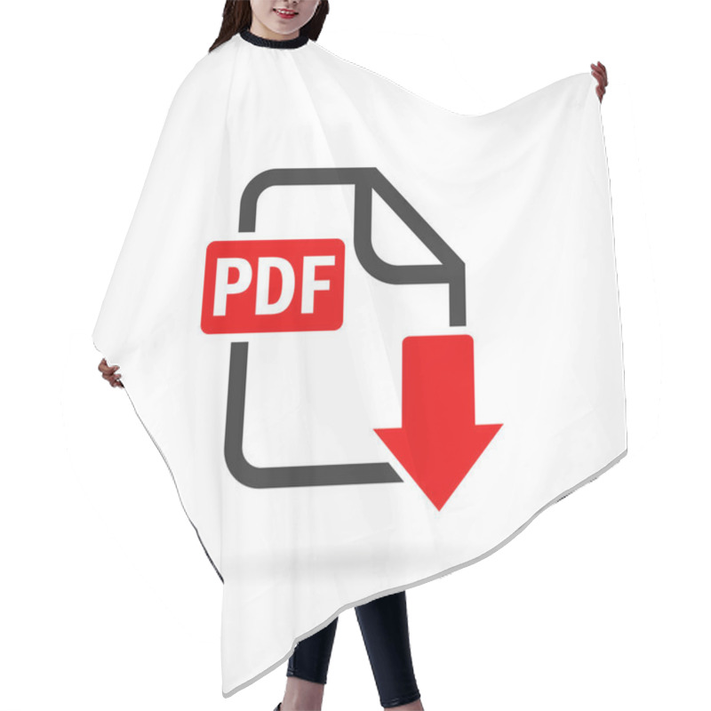 Personality  Download Pdf File Icon Hair Cutting Cape